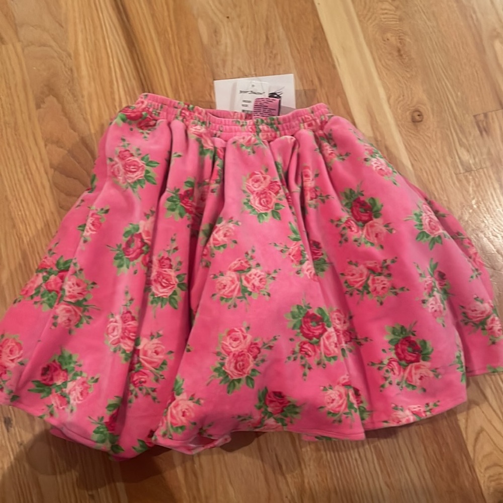 Vintage Betsey Johnson, 6X kids skirt floral